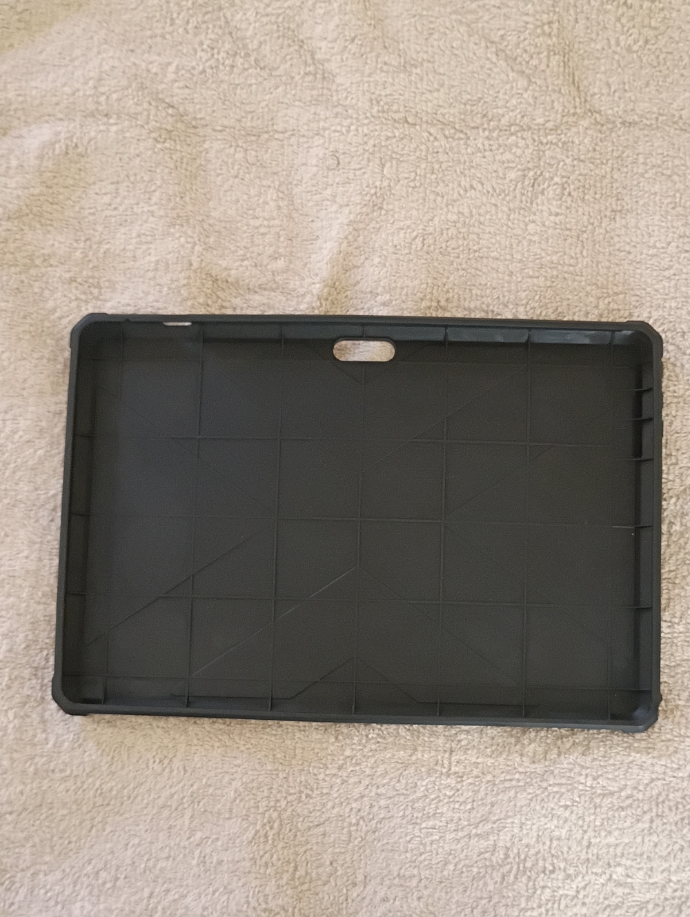 & Other Stories Black Tablet Case with Grid Interior